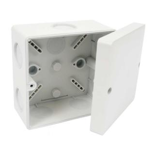 Puszka natynkowa hermetyczna IP66, wymiary: 101x101x16mm, tworzywo biała; KSK 100_KA, KOPOS ELEKTRO  KSK 100_KA/KOP