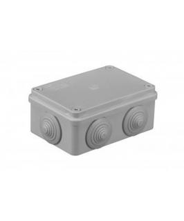 Puszka natynkowa IP65 120x80x50 bezhalogenowa, 10 dławików. szara, S-BOX206; PAWBOL  S-BOX 206/PAW