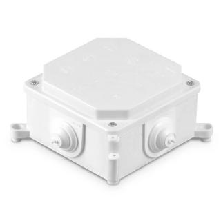 Puszka natynkowa odgałęźna kablowa IP-44, dławice D-25, wymiary: 103x103x60mm, PK-2P BIAŁY; T-11115, PLASTROL  T-11115/PLR
