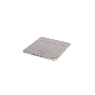 Puszka stołowa BIURO+ 04-0032-100 IP20 SREBNA na 3-moduły 22,5x45m  28307/KAN