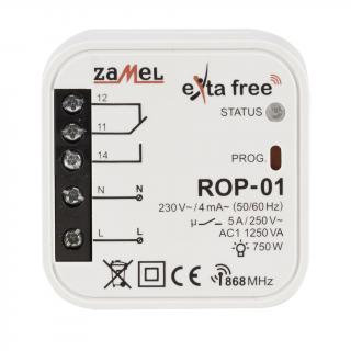 Radiowy odbiornik dopuszkowy 1-kanałowy; ROP-01, EXF10000047, EXTA FREE  EXF10000047/ZAM