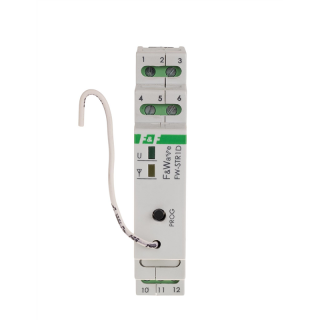 Radiowy sterownik rolet 230V- montaż DIN 85÷265V AC/DC, multifunkcyjny, na szynę DIN  FW-STR1D-P/FIF