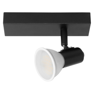 RIO SP 1, oprawa ścienno-sufitowa, GU10 max. 60W, IP20, czarna  AD-OP-6429BGU10/ORN