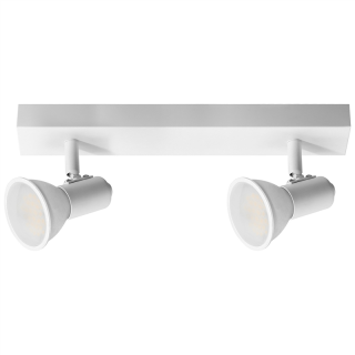 RIO SP 2, oprawa ścienno-sufitowa, GU10 max. 2x60W, IP20, biała  AD-OP-6430WGU10/ORN