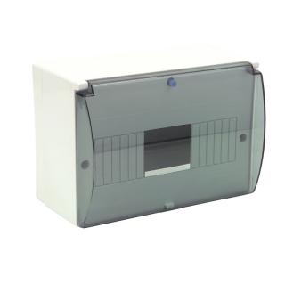 RM 9S (N+PE) Rozdzielnica natynkowa z szybką  6.2A/EPO
