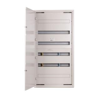 Rozdzielnica modułowa 144M 6x24M natynkowa metalowa z zamkiem, IP30 550x1055x130mm, biała, NRPSM 144 6X24 Z; 144-6-24-2, SABAJ  144-6-24-2/SAB