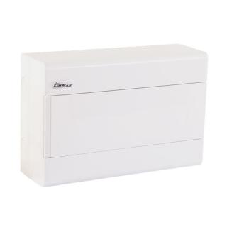 Rozdzielnica modułowa 1x12M (N+PE) natynkowa IP40, drzwi białe, SRn-12; 1.13, ELEKTRO-PLAST OPATÓWEK  1.13/EPO