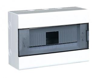 Rozdzielnica modułowa 1x12M (N+PE) natynkowa IP40, drzwi transparentne, SRn-12 (N+PE) ; 1,3, ELEKTRO-PLAST OPATÓWEK  1.3/EPO