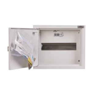 Rozdzielnica modułowa 1x12M natynkowa metalowa z zatrzaskiem, IP31 310x265x130mm, biały, NRP 12; 3-212, SABAJ  3-212/SAB