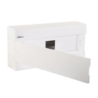 Rozdzielnica modułowa 1x18M (N+PE) natynkowa IP40, drzwi białe, SRn-18/B (N+PE); 1.15, ELEKTRO-PLAST OPATÓWEK  1.15/EPO