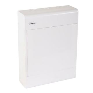 Rozdzielnica modułowa 2x12M (N+PE) natynkowa IP40, drzwi białe, SRn-24/B (N+PE); 1.16, ELEKTRO-PLAST OPATÓWEK  1.16/EPO