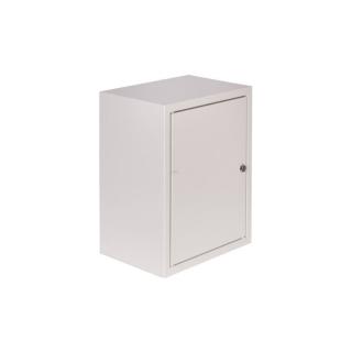 Rozdzielnica modułowa 2x12M natynkowa metalowa z zamkiem, IP31 310x395x130mm, biały, NRP 24 Z; 3-220, SABAJ  3-220/SAB