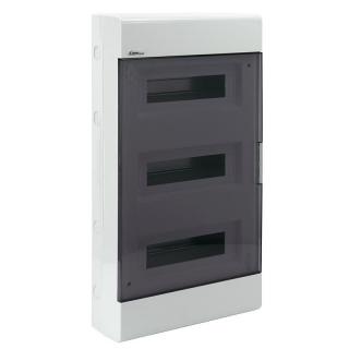 Rozdzielnica modułowa 3x12M (N+PE) natynkowa IP40, drzwi transparentne, SRn-36 (3x12) (N+PE); 1,36, ELEKTRO-PLAST OPATÓWEK  1.36/EPO