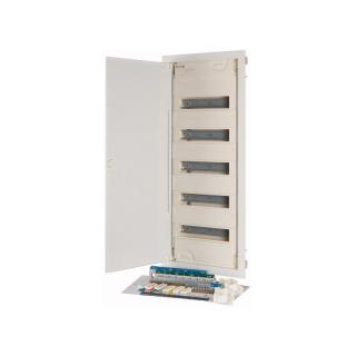 Rozdzielnica modułowa podtynkowa 5x12M (60 modułów) IP30 z tworzywa, drzwi metalowe, superpłaska, KLV-60UPS-S; 302415, EATON ELECTRIC  302415/EAT