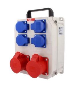 Rozdzielnica przenośna 2x16A/5P+4x230V  90EKO006/PCE