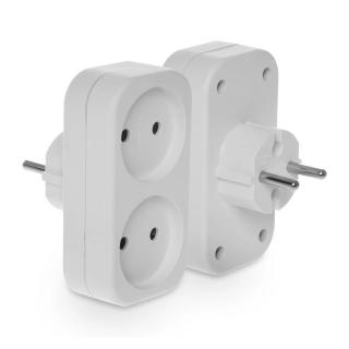 Rozgałęźnik 2x2P, R-260; W-01139, PLASTROL  W-01139/PLR