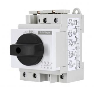 Rozłącznik izolacyjny 4-polowy 1200V DC 32A; A11-R9-4P-DC1200-32, SCHELINGER  A11-R9-4P-DC1200-32/BMK