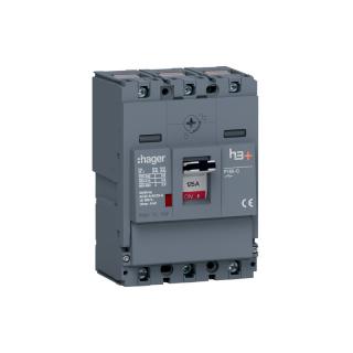 Rozłącznik mocy h3+ P160 3P 125A, MCCB, HCS125AC; HAGER  HCS125AC/HAG