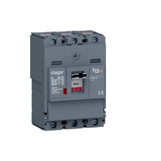 Rozłącznik mocy h3+ P160 3P 160A, MCCB, HCS160AC; HAGER  HCS160AC/HAG