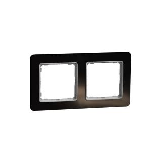 Sedna Elements Ramka 2-krotna, "szkło" czarne; SDD361802, SCHNEIDER ELECTRIC  SDD361802/SCH
