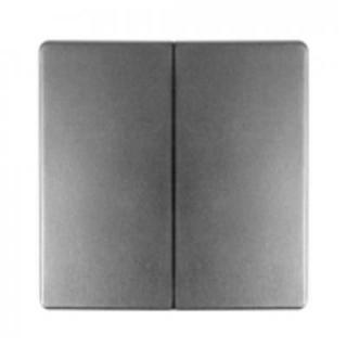 SIMON 82 Klawisze łącznika świecznikowego, aluminium mat; 82026-33, KONTAKT-SIMON  82026-33/KON