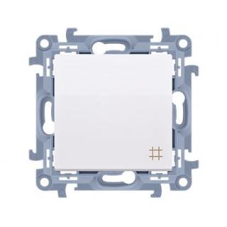 SIMON10 łącznik krzyżowy (moduł) 10AX, 250V~, zaciski śrubowe; biały  CW7.01/11/KON