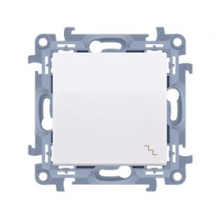 SIMON10 łącznik schodowy (moduł) 10AX, 250V~, zaciski śrubowe; biały  CW6.01/11/KON
