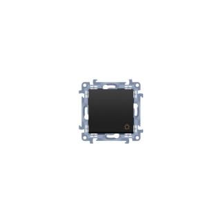 SIMON10 Przycisk zwierny światło 10A (moduł) czarny mat; zaciski śrubowe  CS1.01/49/KON