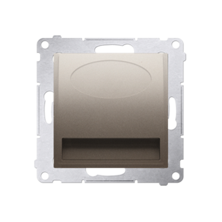 SIMON54 Oprawa oświetleniowa LED, 14 V DC, 0.56 W, białe zimne 5900 K; złoty mat Wymagany zasilacz 14V  DOS14A.01/44/KON