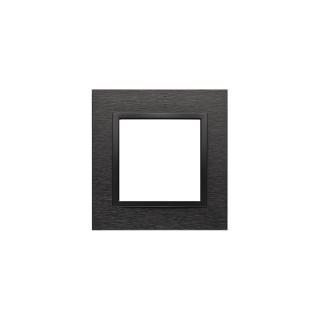 SIMON54 ramka 1-krotna Nature-Metal, INOX DARK, IP20/IP44* (*IP44-należy zastosować uszczelkę ramki DUN1)  DRN1/83/KON