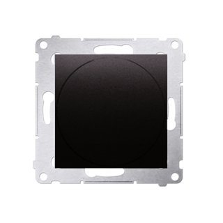SIMON54 Ściemniacz obrotowy do LED ściemnialnych 230 V (moduł) 2–250 W; antracyt. Maksymalna ilość zródeł LED - 10 szt.  DS9L.01/48/KON
