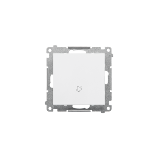 SIMON55 Przycisk "dzwonek" biały mat 10AX  TD1.01/111/KON