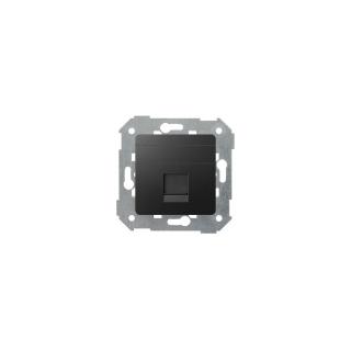 SIMON82 Pokrywa gniazda RJ45 1 gniazdo z adapterem i żaluzją; grafit  82005-38/KON