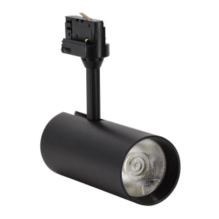 Spot Cob Verko Czarny 3-fazowy 30w 3000k 2300lm 36°  C40-VRK-3F-030BL-3K/BMK