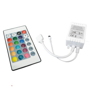 Sterownik Led Ir 72w Z Pilotem 24 Przyciski Rgb  B44-IR-SRP-072-24-RGB/BMK