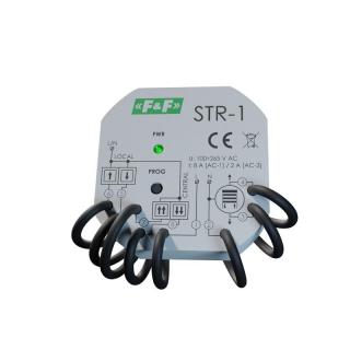 Sterownik rolet dwuprzyciskowy, Un=230V AC  STR-1/FIF