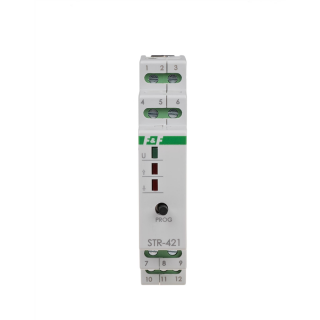 Sterownik roletowy, dwuprzyciskowy STR-421 24V napięcie 24V AC/DC  STR-421-24V/FIF