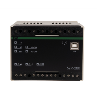Sterownik samoczynnego załączania rezerwy N1+N2 SZR-280  SZR-280/FIF