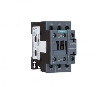 Stycznik mocy 3P 32A AC-3 15KW/400V, cewka 24VDC, styki pomocnicze: 1NO+1NC (1Z+1R), wielkość S0; 3RT2027-1BB40, SIEMENS  3RT2027-1BB40/SIE