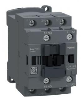 Stycznik mocy Easy TeSys 3P 18A AC3 7,5kW, cewka: 24VDC, styk pomocniczy: 1NC; LC1E1210BD, SCHNEIDER ELECTRIC  LC1E1801BD/SCH