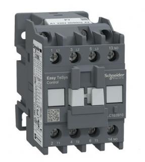 Stycznik mocy Easy TeSys Control 3P 9A AC-3 4kW, cewka: 230VAC 50/60Hz, styk pomocniczy: 1NO; LC1E0910P7, SCHNEIDER ELECTRIC  LC1E0910P7/SCH