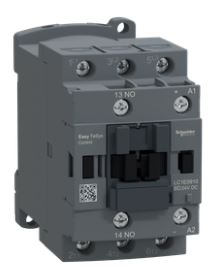 Stycznik mocy Easy TeSys Control 3P 9A AC-3 4kW, cewka: 24VDC 50/60Hz, styk pomocniczy: 1NO; LC1E0910BD, SCHNEIDER ELECTRIC  LC1E0910BD/SCH
