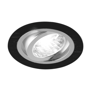 Sufitowa oprawa punktowa ALUM C BLACK/CHROME  03589/IDE