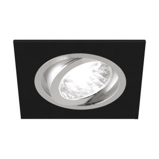 Sufitowa oprawa punktowa ALUM D MATBLACK/CHROME  03626/IDE