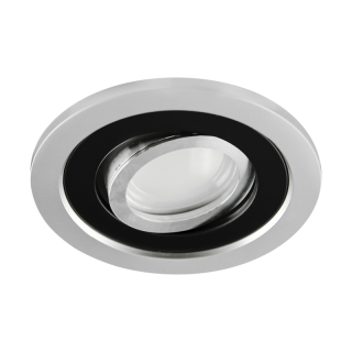 Sufitowa oprawa punktowa BORYS C SILVER/BLACK  03223/IDE