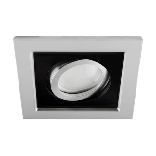 Sufitowa oprawa punktowa BORYS D SILVER/BLACK  03139/IDE