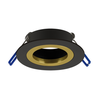 Sufitowa oprawa punktowa PLUTO C BLACK/GOLDEN  04237/IDE
