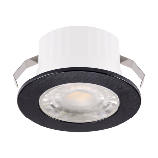 Sufitowa oprawa wpuszczana FIN LED C 3W BLACK NW  03873/IDE