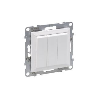 SUNO Łącznik potrójny 20A 250V, zaciski śrubowe, biały; 721103, LEGRAND  721103/LEG