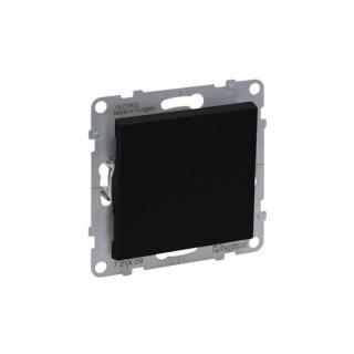 SUNO Przycisk pojedynczy 6A 250V zaciski automatyczne, czarny; 721409, LEGRAND  721409/LEG